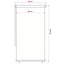 udendørs rullegardin 125 (B) x 230 (H) cm sort
