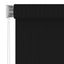 udendørs rullegardin 145 (B) x 230 (H) cm sort