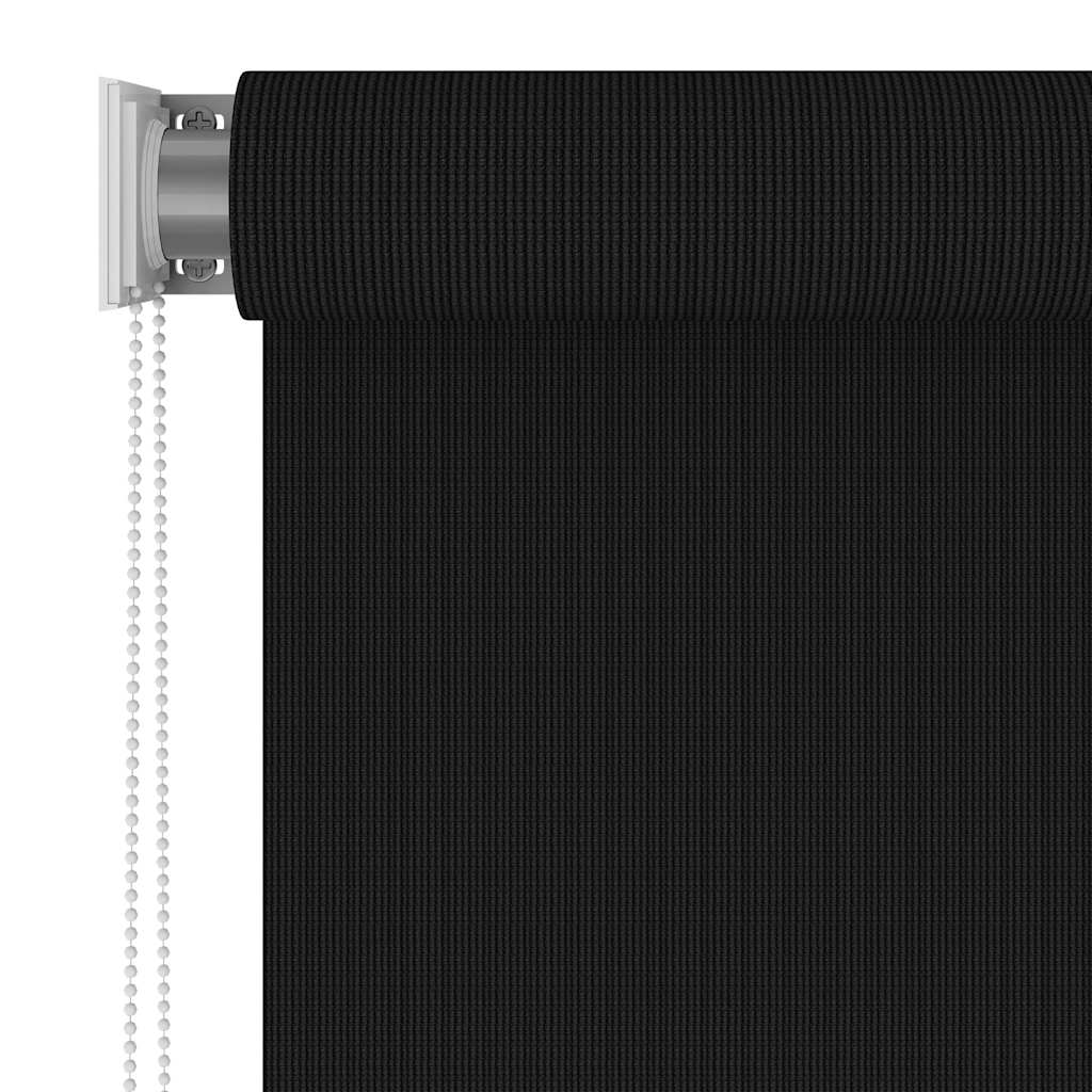 udendørs rullegardin 145 (B) x 230 (H) cm sort