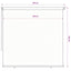 udendørs rullegardin 185 (B) x 230 (H) cm sort