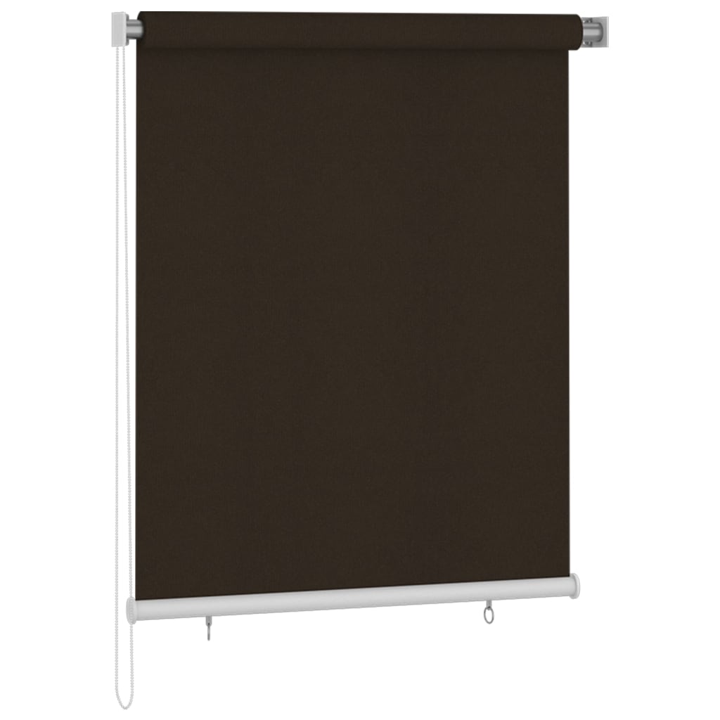 udendørs rullegardin 125 (B) x 140 (H) cm brun