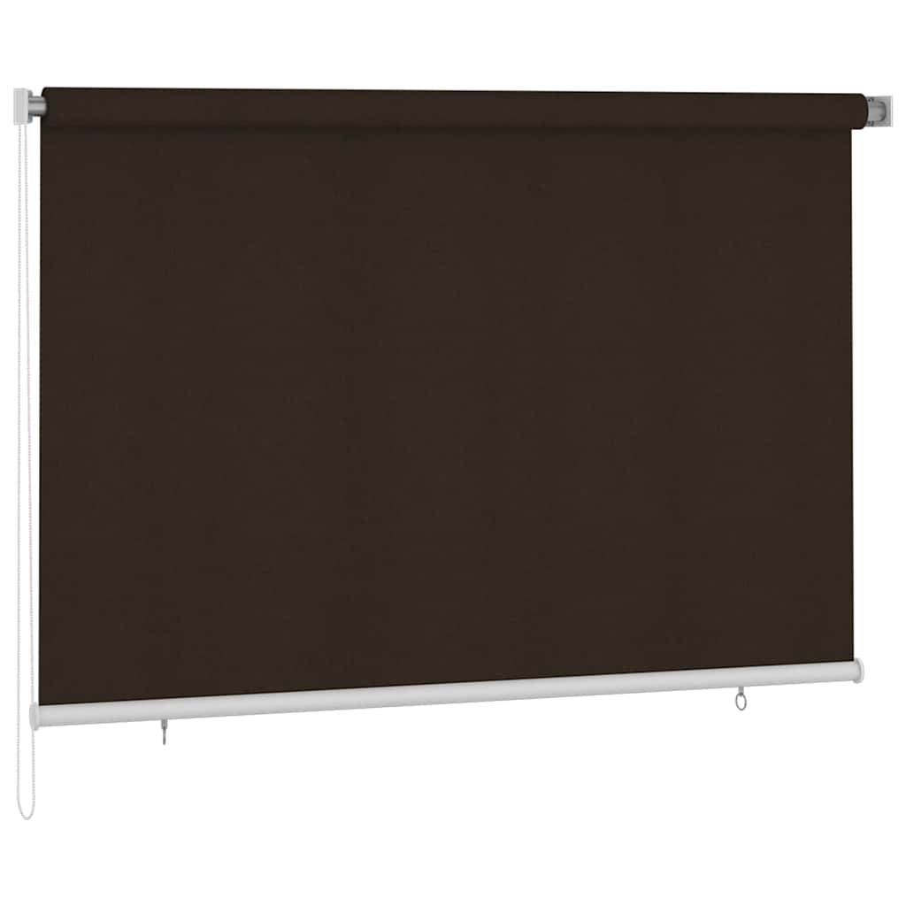 udendørs rullegardin 225 (B) x 140 (H) cm brun