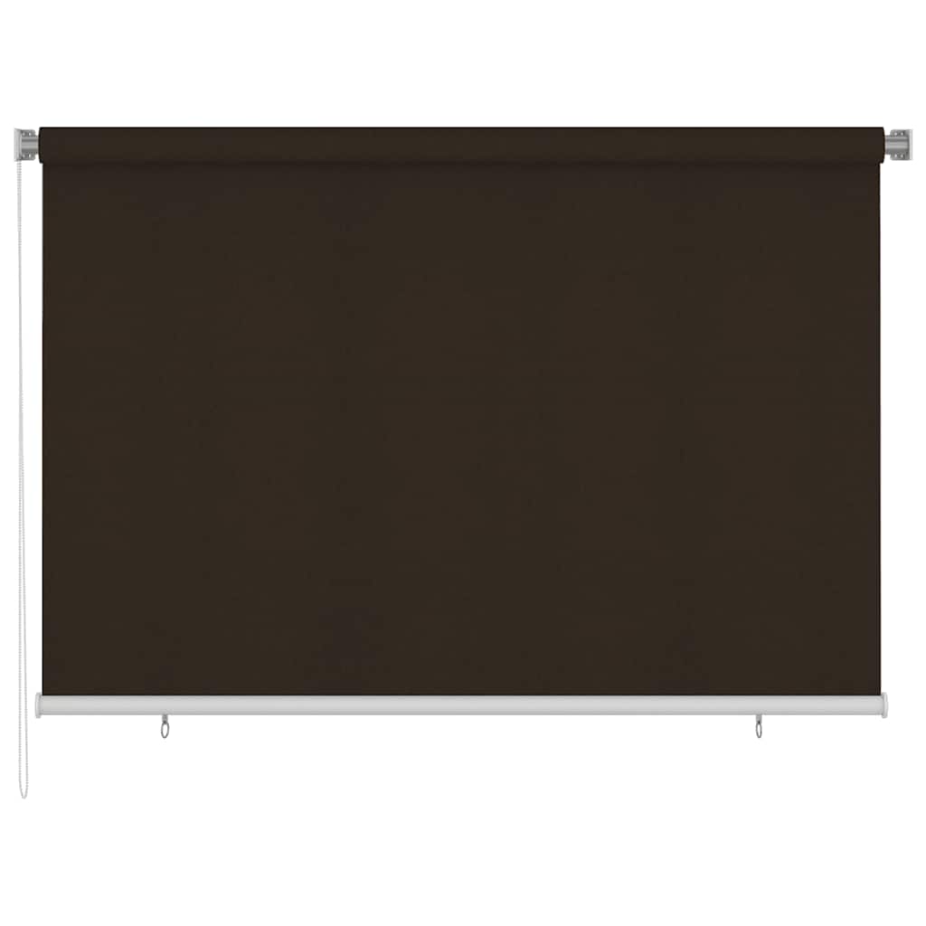 udendørs rullegardin 225 (B) x 140 (H) cm brun