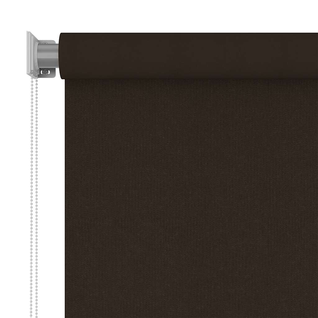 udendørs rullegardin 225 (B) x 140 (H) cm brun