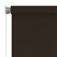 udendørs rullegardin 105 (B) x 230 (H) cm HDPE brun