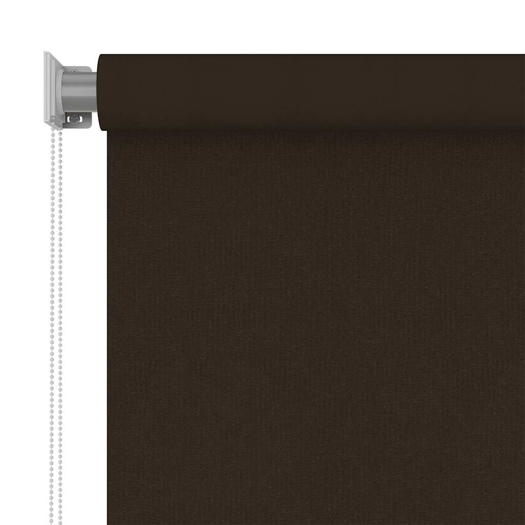 udendørs rullegardin 165 (B) x 230 (H) cm HDPE brun