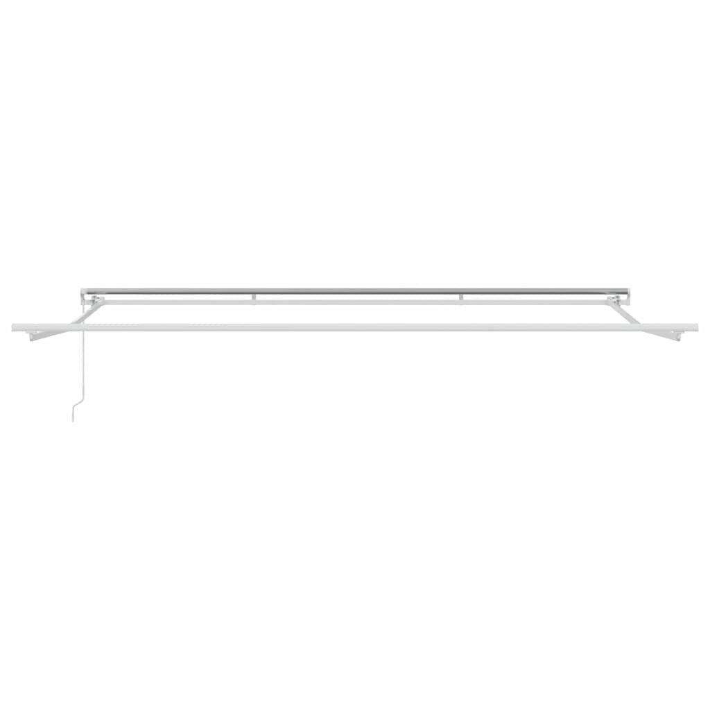 Markiseramme Hvid 400 × 350 cm Aluminium