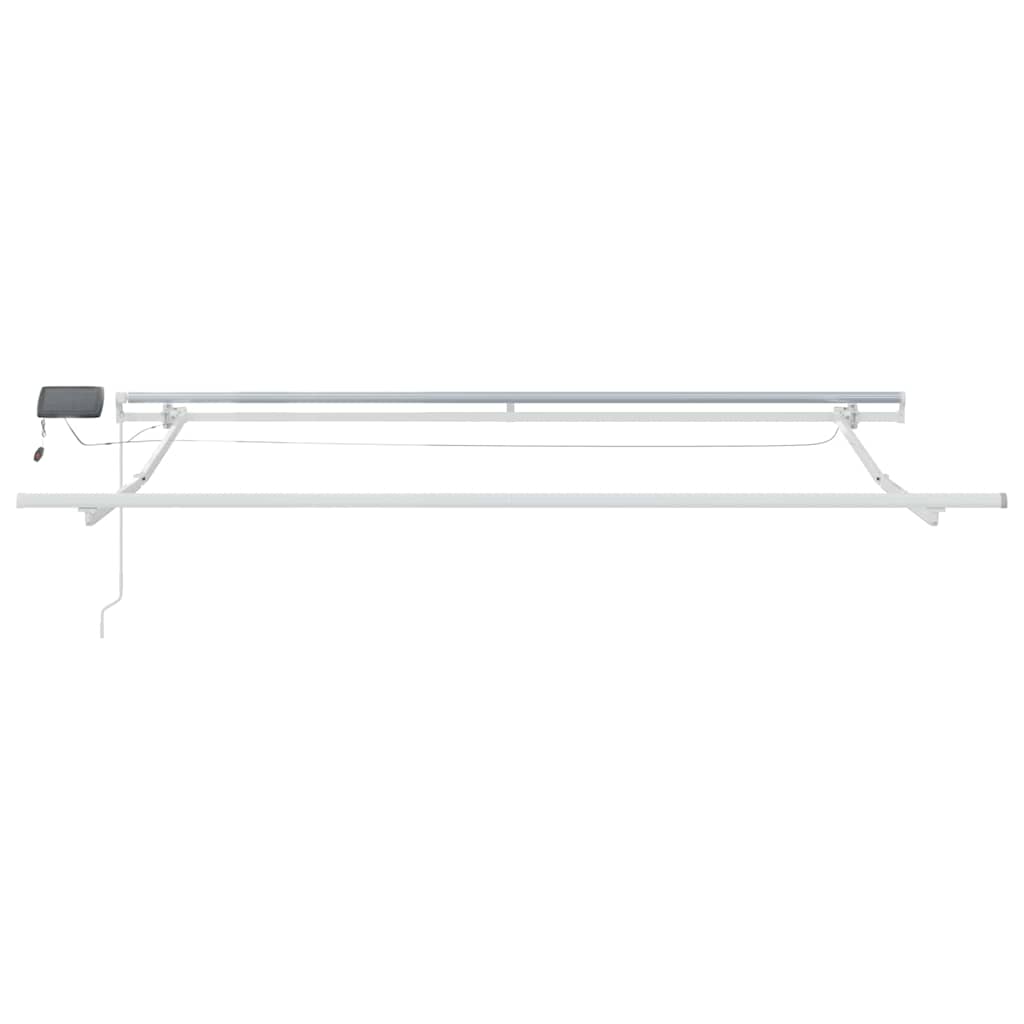 Markiseramme Hvid 350 x 250 cm Aluminium