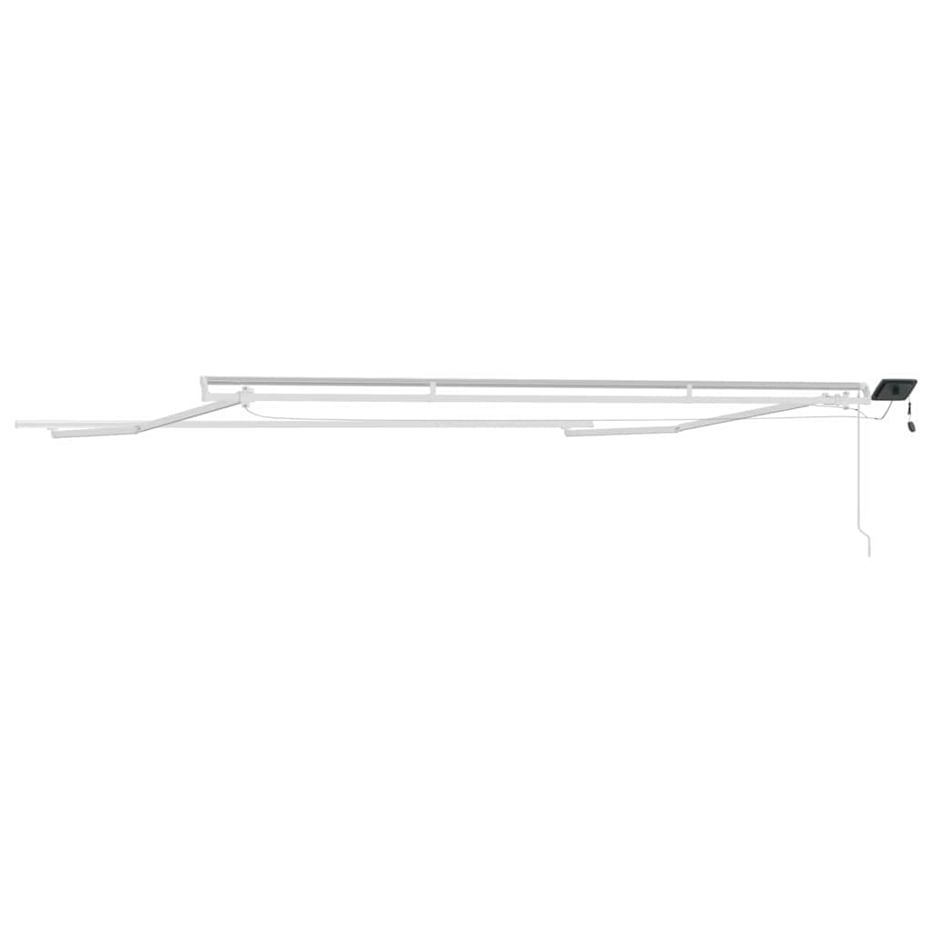 Markiseramme Hvid 450 × 300 cm Aluminium