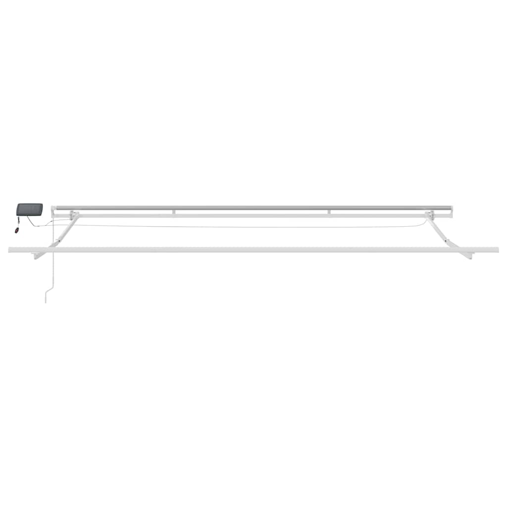 Markiseramme Hvid 450 × 300 cm Aluminium