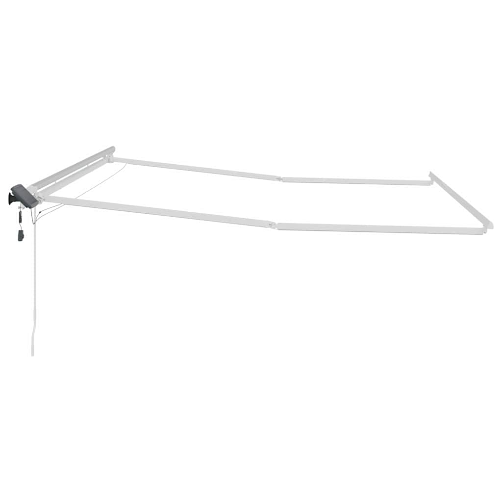 Markiseramme Hvid 500 × 300 cm Aluminium