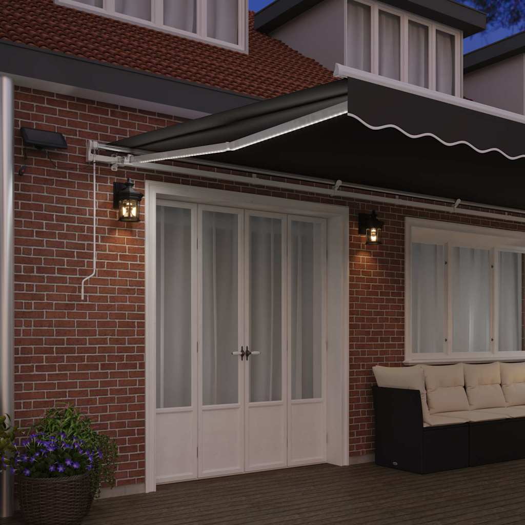 Markiseramme Hvid 600 × 300 cm Aluminium