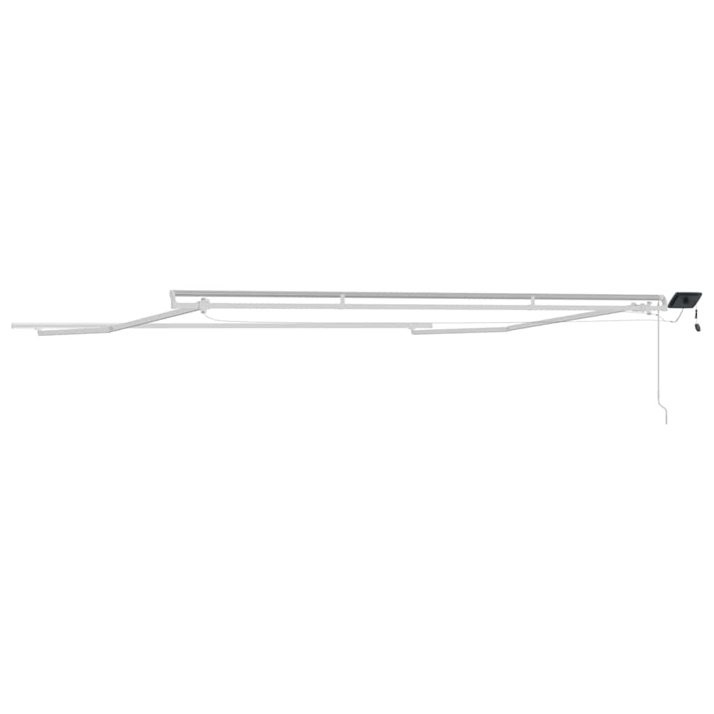 Markiseramme Hvid 450 × 350 cm Aluminium