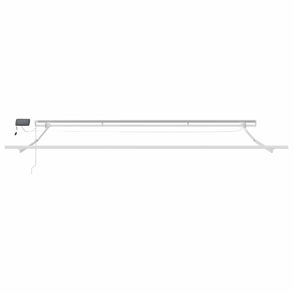 Markiseramme Hvid 450 × 350 cm Aluminium