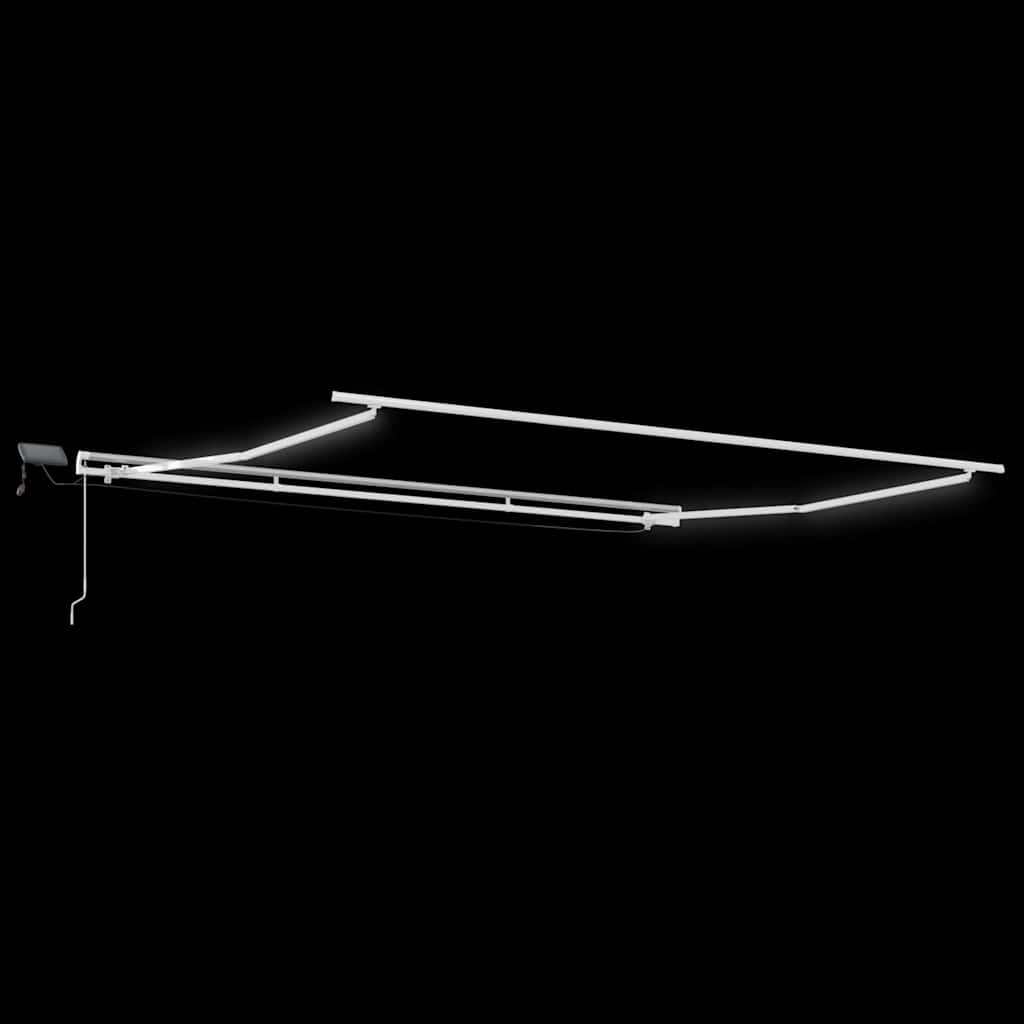 Markiseramme Hvid 500 × 350 cm Aluminium