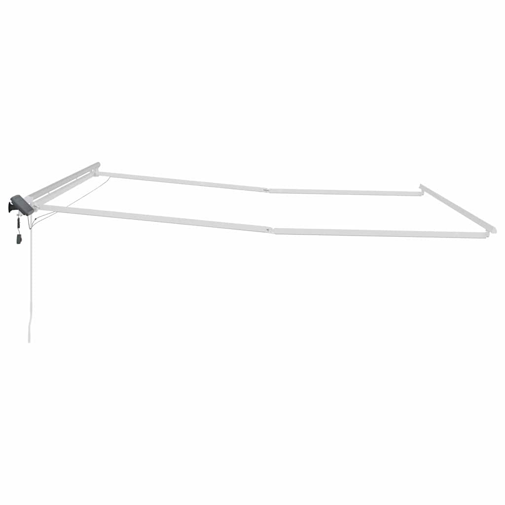 Markiseramme Hvid 500 × 350 cm Aluminium
