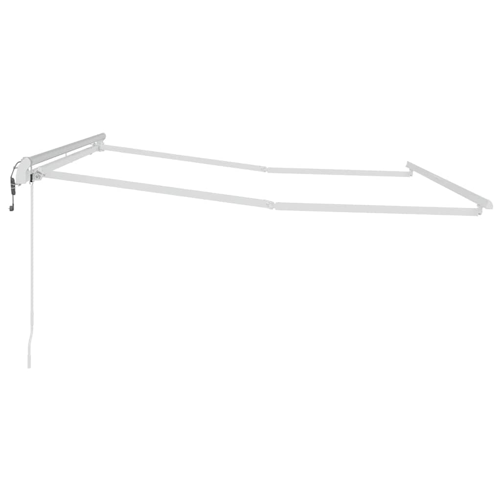 Markiseramme Hvid 300 x 250 cm Aluminium