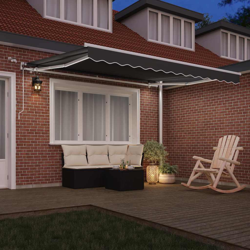 Markiseramme Hvid 3 x 2,5 m Aluminium
