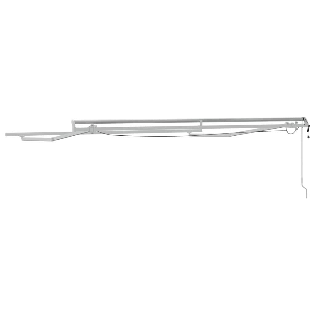 Markiseramme Hvid 3 x 2,5 m Aluminium