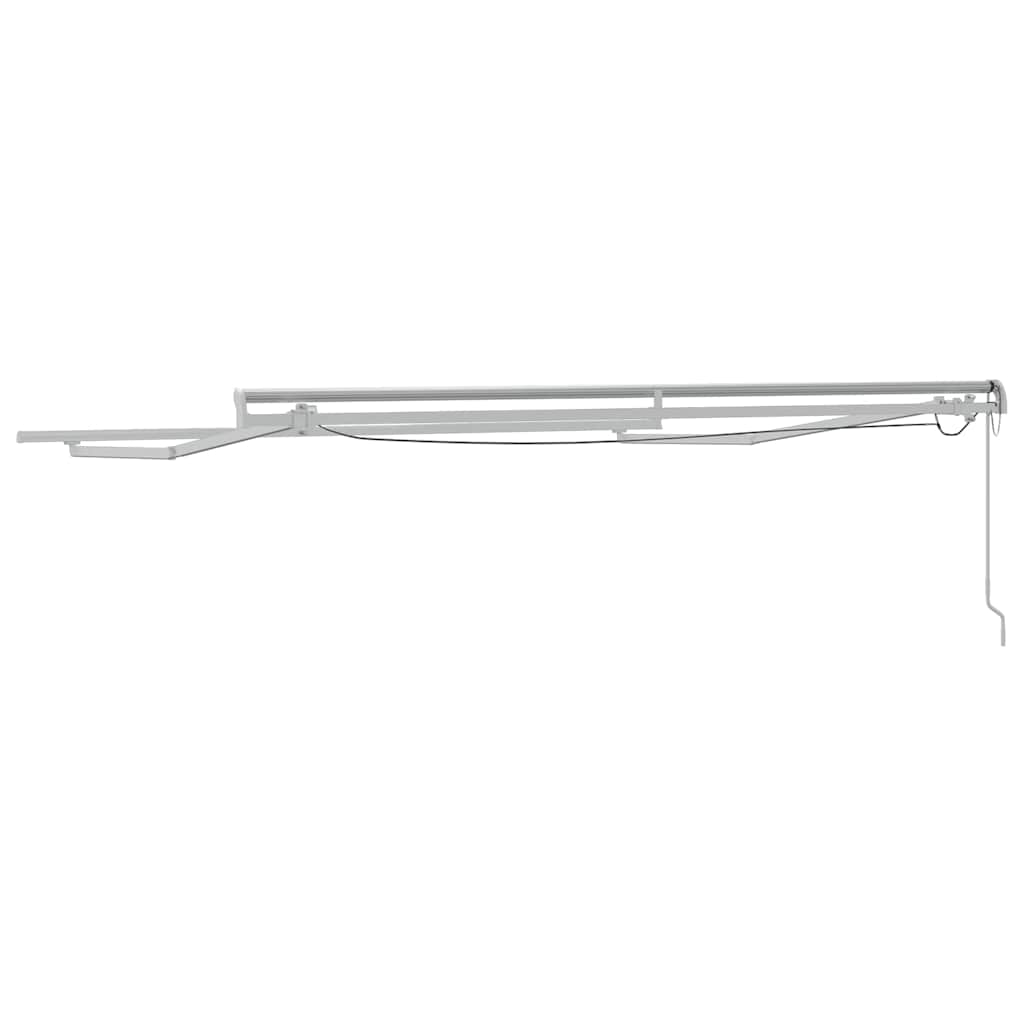 Markiseramme Hvid 350 x 250 cm Aluminium