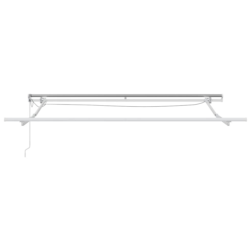 Markiseramme Hvid 350 x 250 cm Aluminium