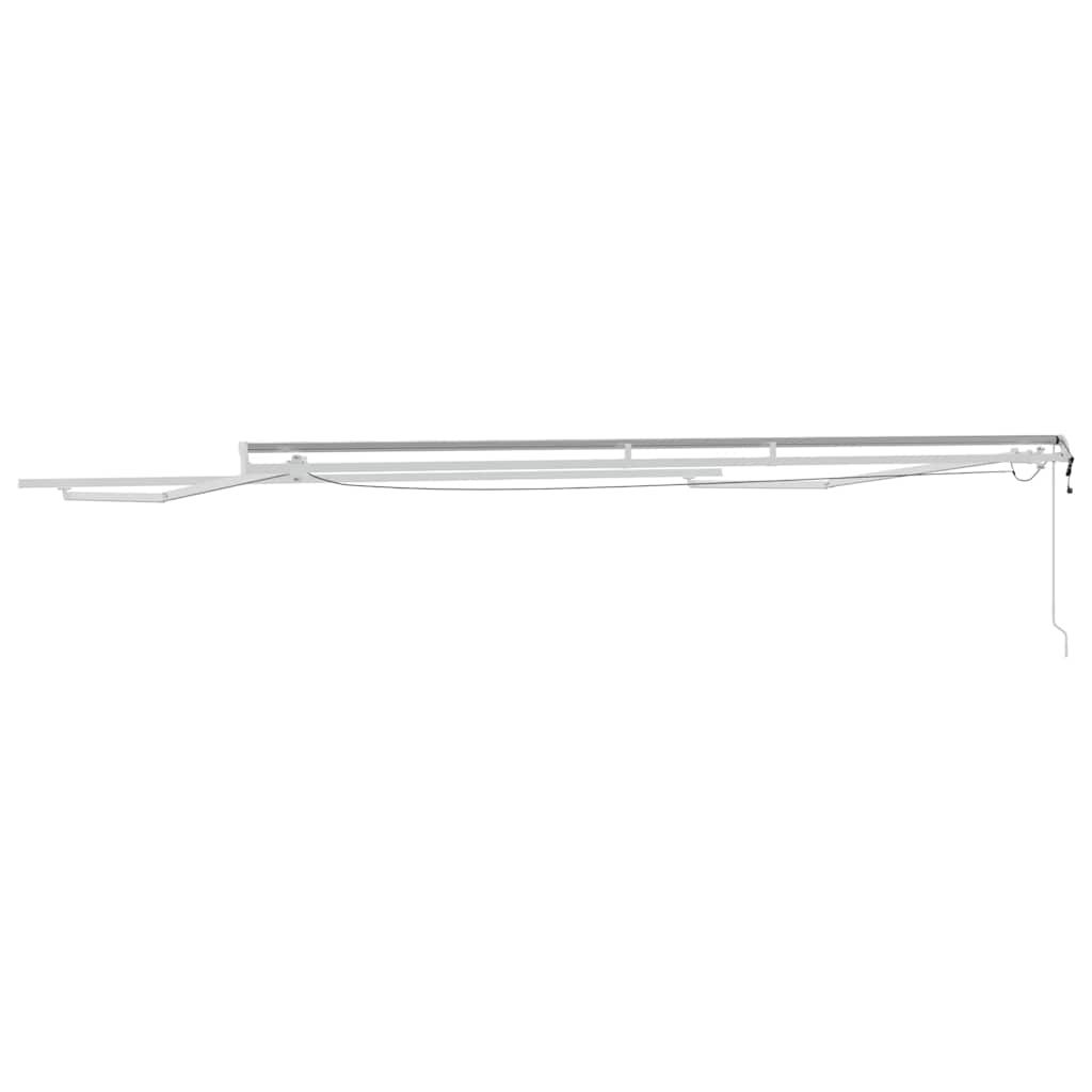 Markiseramme Hvid 400 × 300 cm Aluminium