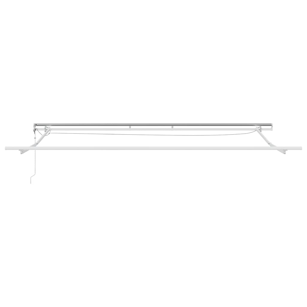 Markiseramme Hvid 450 × 300 cm Aluminium