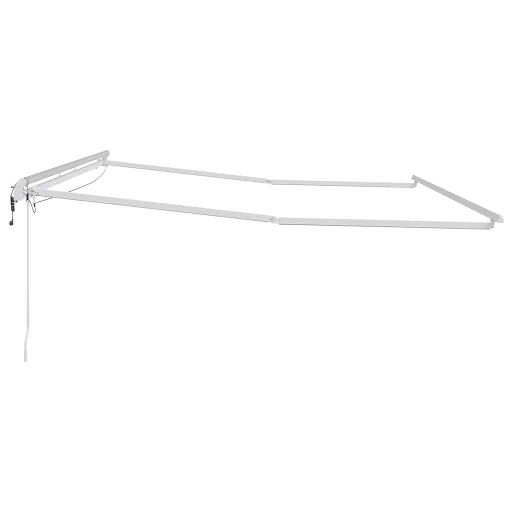 Markiseramme Hvid 450 × 300 cm Aluminium