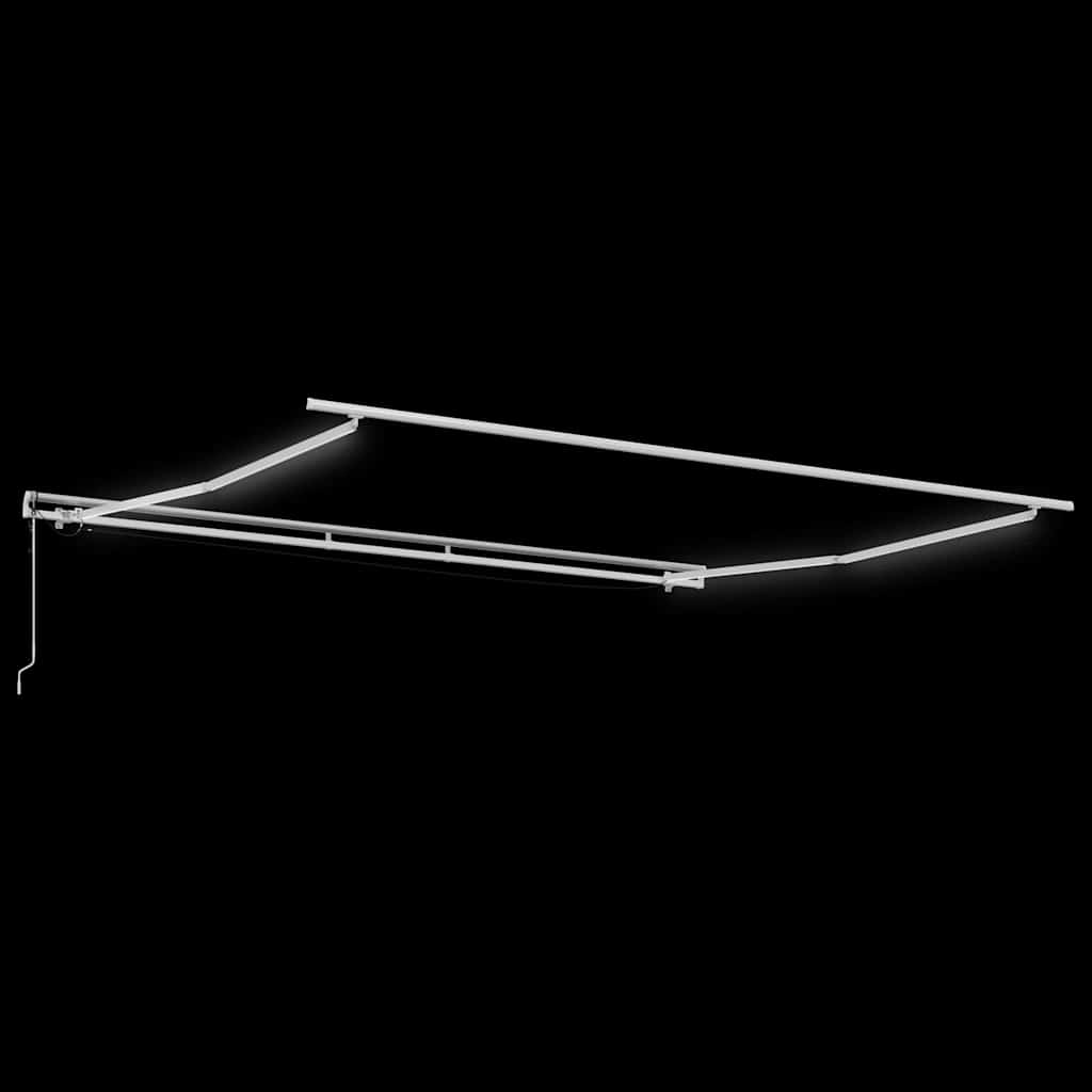 Markiseramme Hvid 400 × 350 cm Aluminium
