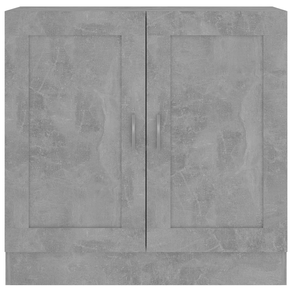 bogskab 82,5x30,5x80 cm konstrueret træ betongrå