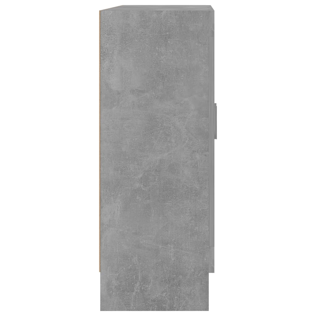 bogskab 82,5x30,5x80 cm konstrueret træ betongrå