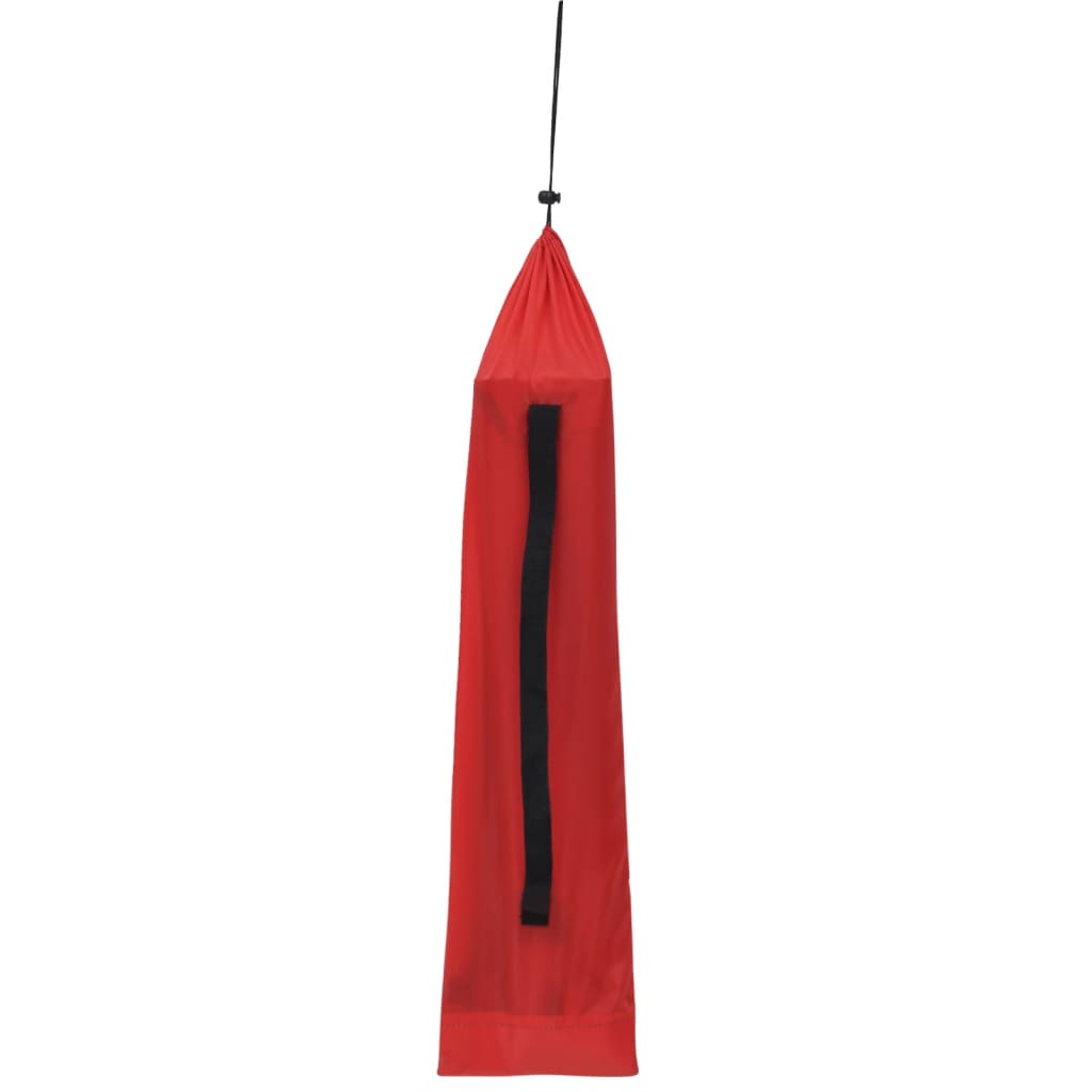 campingseng 180x60x19 cm oxfordstof og stål rød