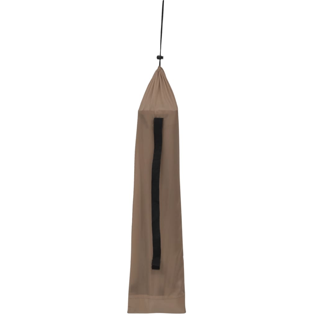 campingsenge 2 stk. 180x60x19 cm oxfordstof og stål gråbrun