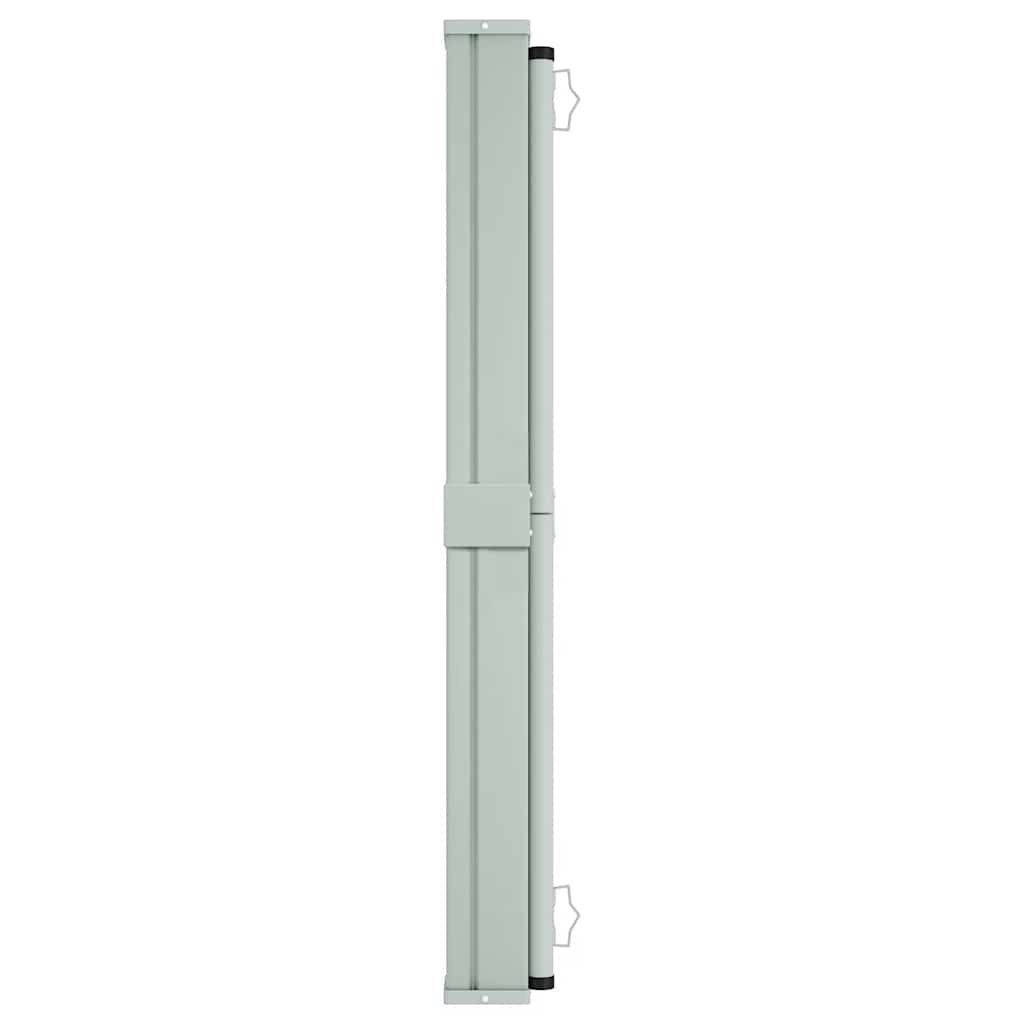 sammenrullelig sidemarkise til terrassen 140x600 cm cremefarvet