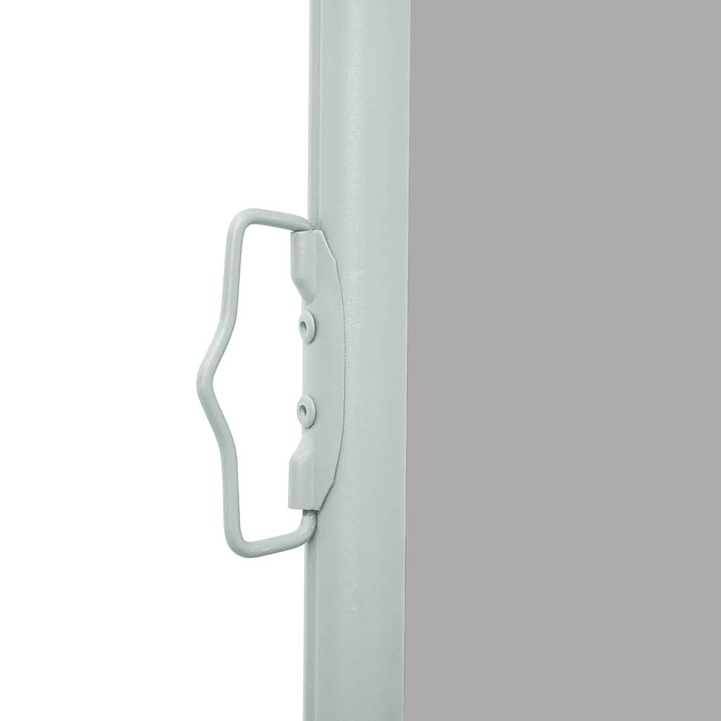 sammenrullelig sidemarkise til terrassen 614x160 cm grå