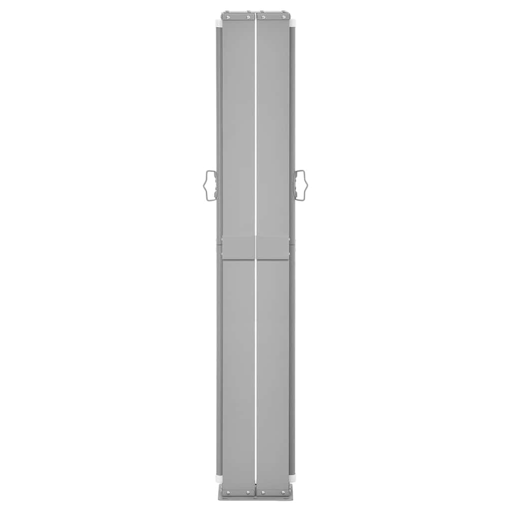 sammenrullelig sidemarkise til terrassen 140x1200 cm sort