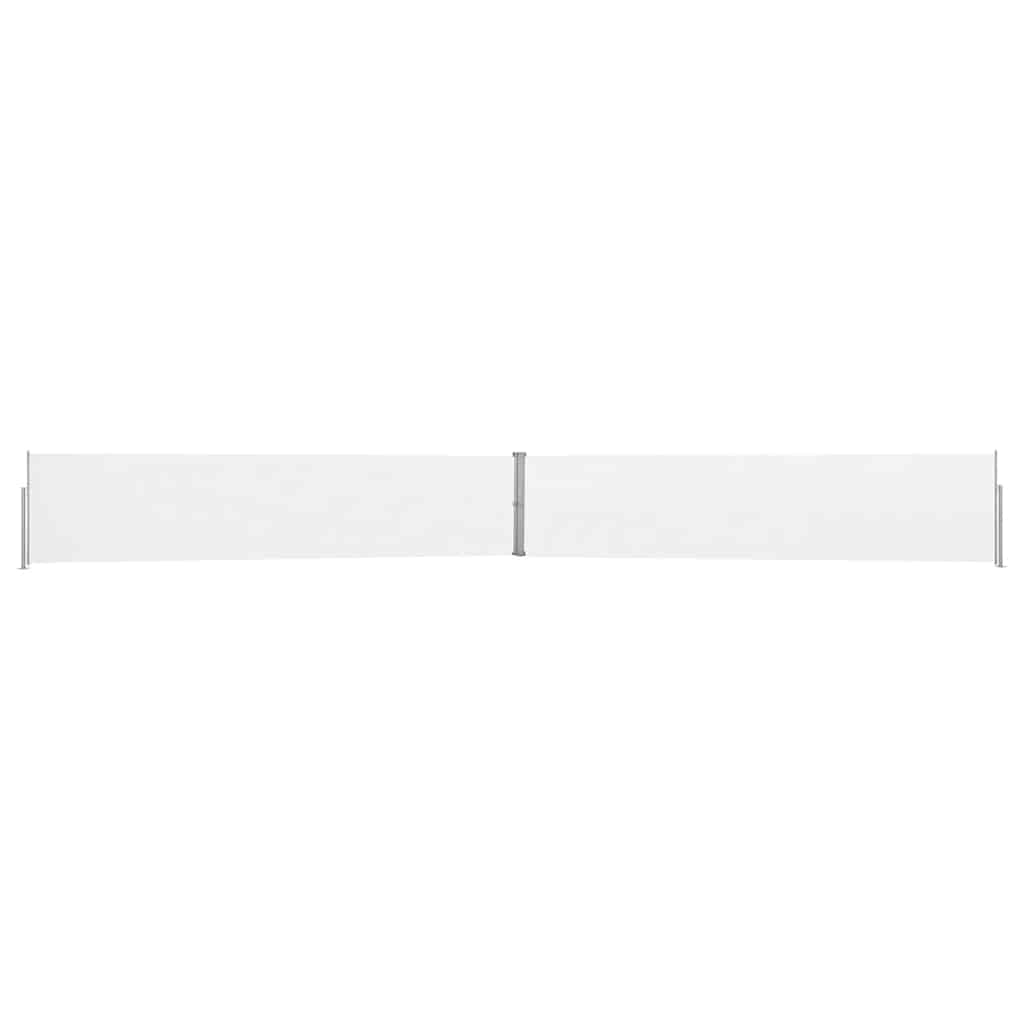 sammenrullelig sidemarkise til terrassen 140x1200 cm creme