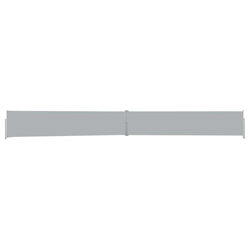 sammenrullelig sidemarkise til terrassen 140x1200 cm antracit