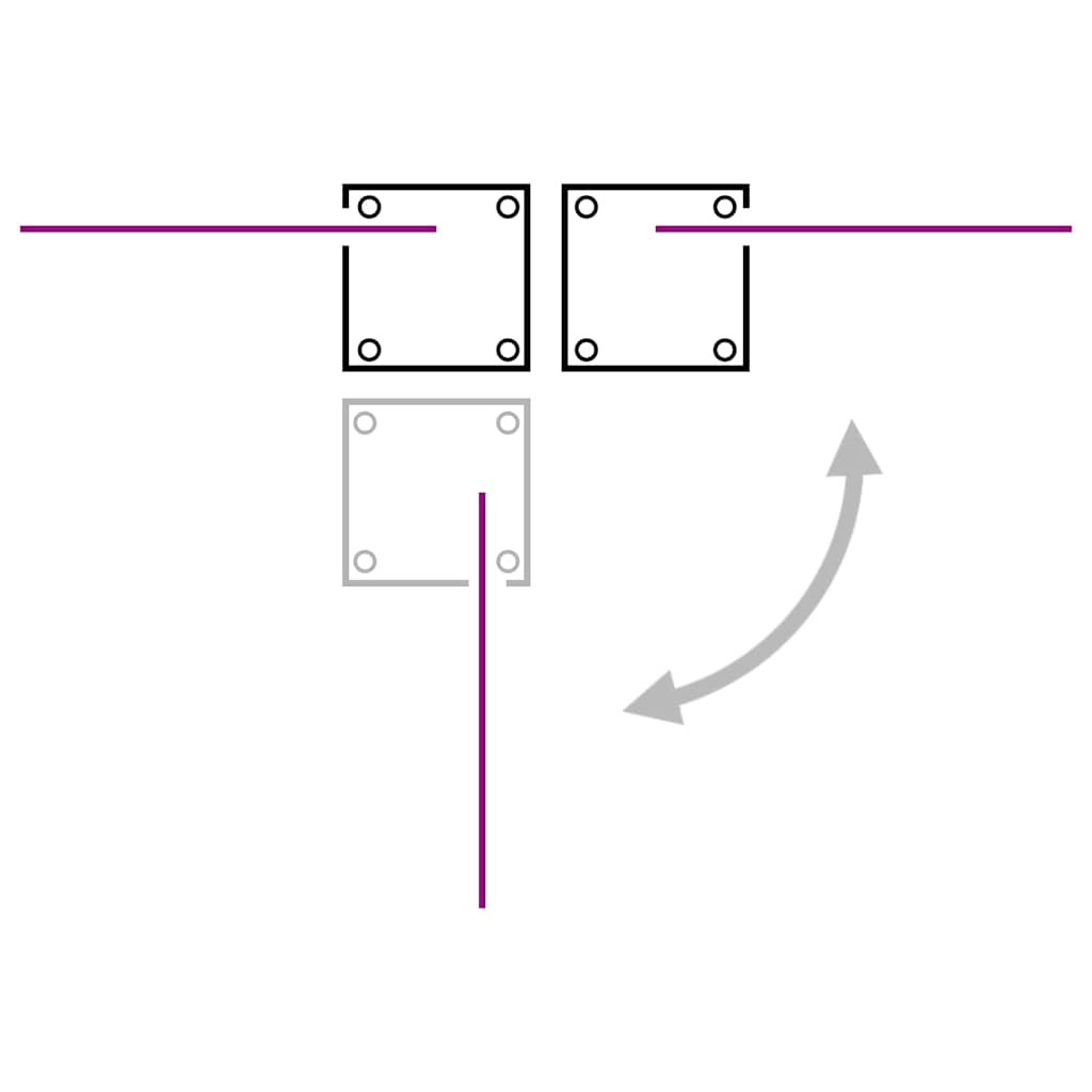 sammenrullelig sidemarkise til terrassen 140x1200 cm blå