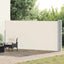 sammenrullelig sidemarkise til terrassen 170x1200 cm creme