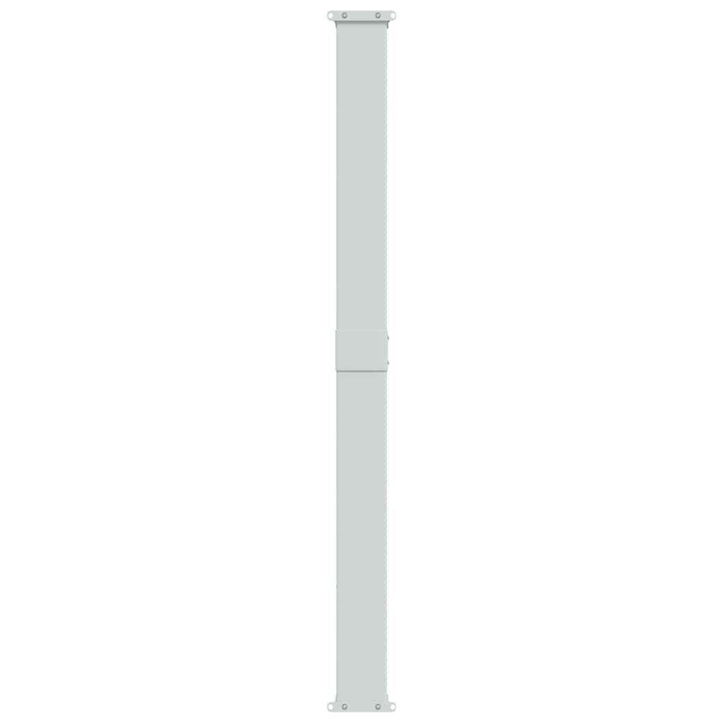 sammenrullelig sidemarkise til terrassen 180x514 cm sort