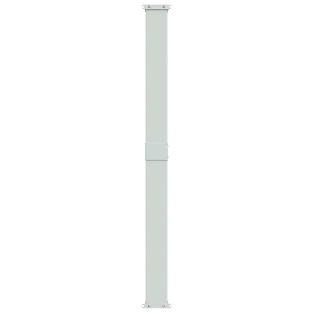 sammenrullelig sidemarkise til terrassen 180x514 cm cremefarvet