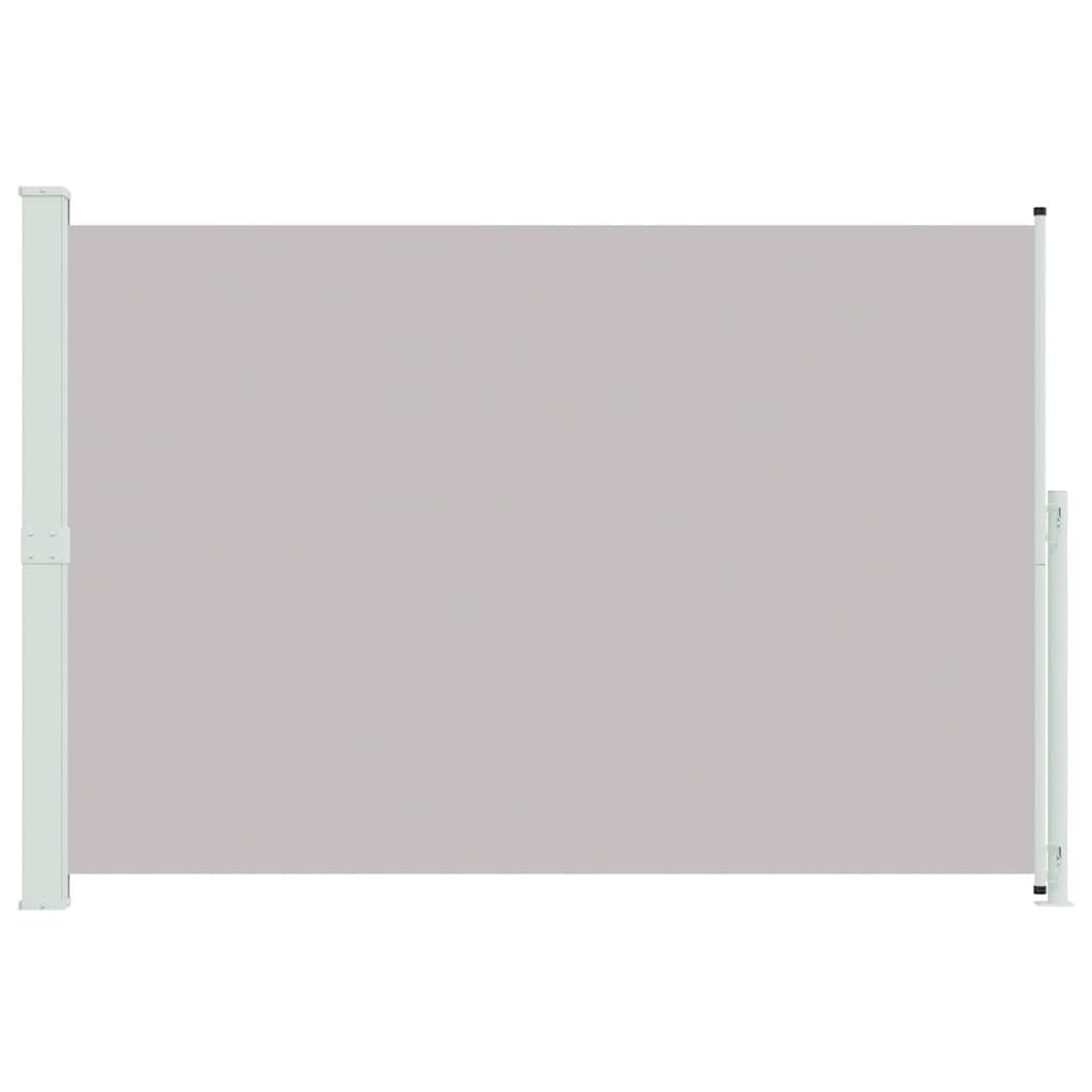 sammenrullelig sidemarkise til terrassen 200x314 cm grå