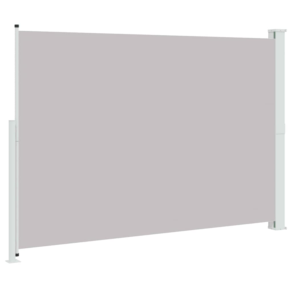 sammenrullelig sidemarkise til terrassen 200x314 cm grå