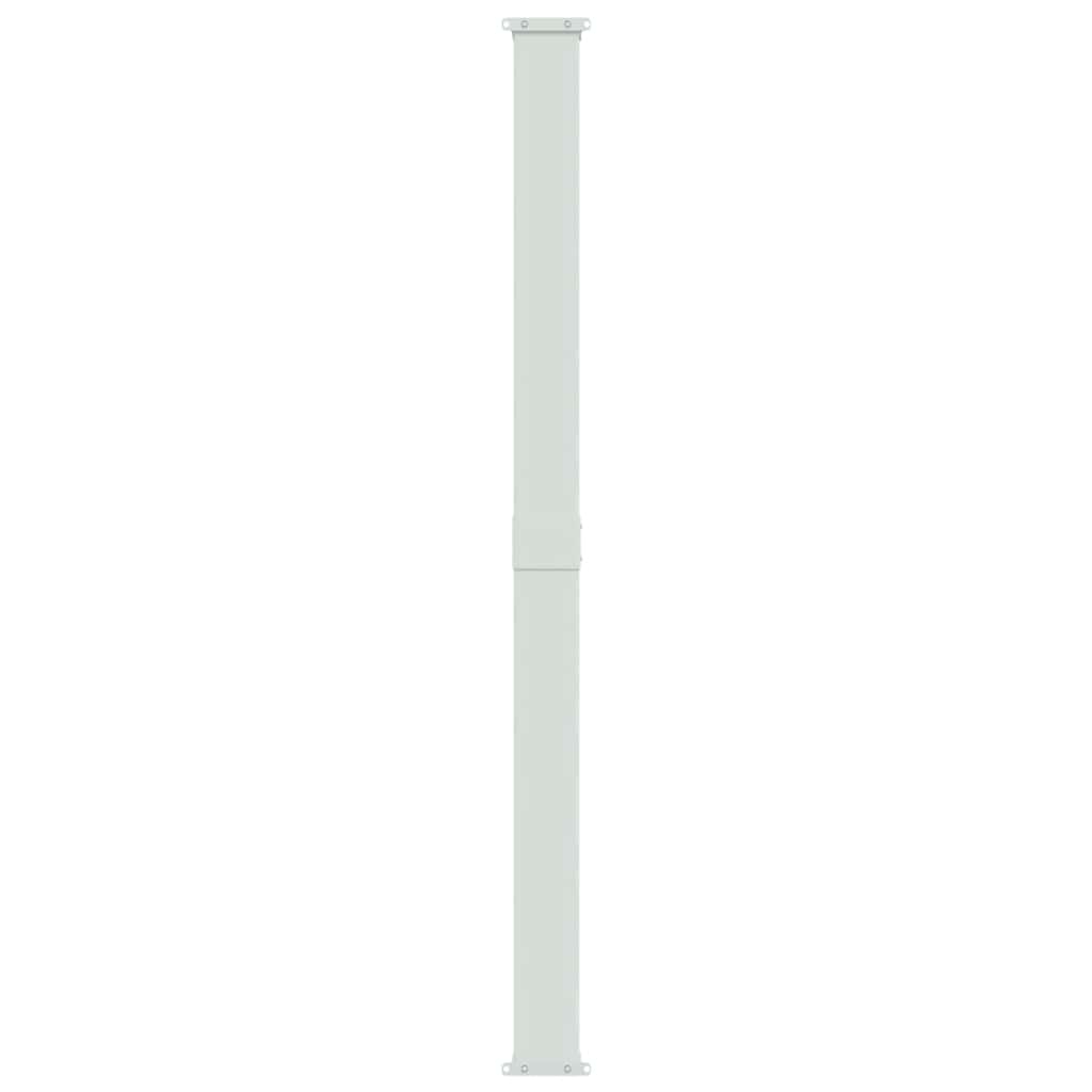 sammenrullelig sidemarkise til terrassen 200x514 cm cremefarvet