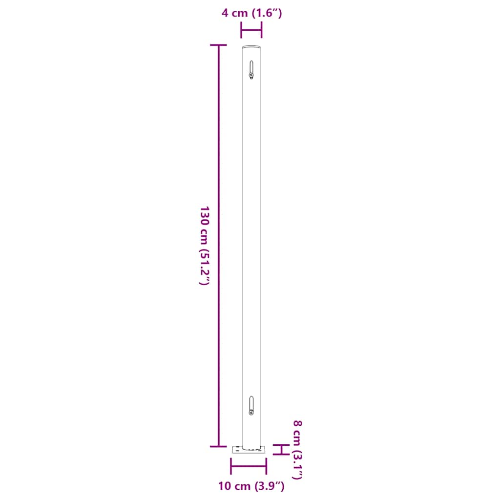 sammenrullelig sidemarkise til terrassen 220x314 cm sort