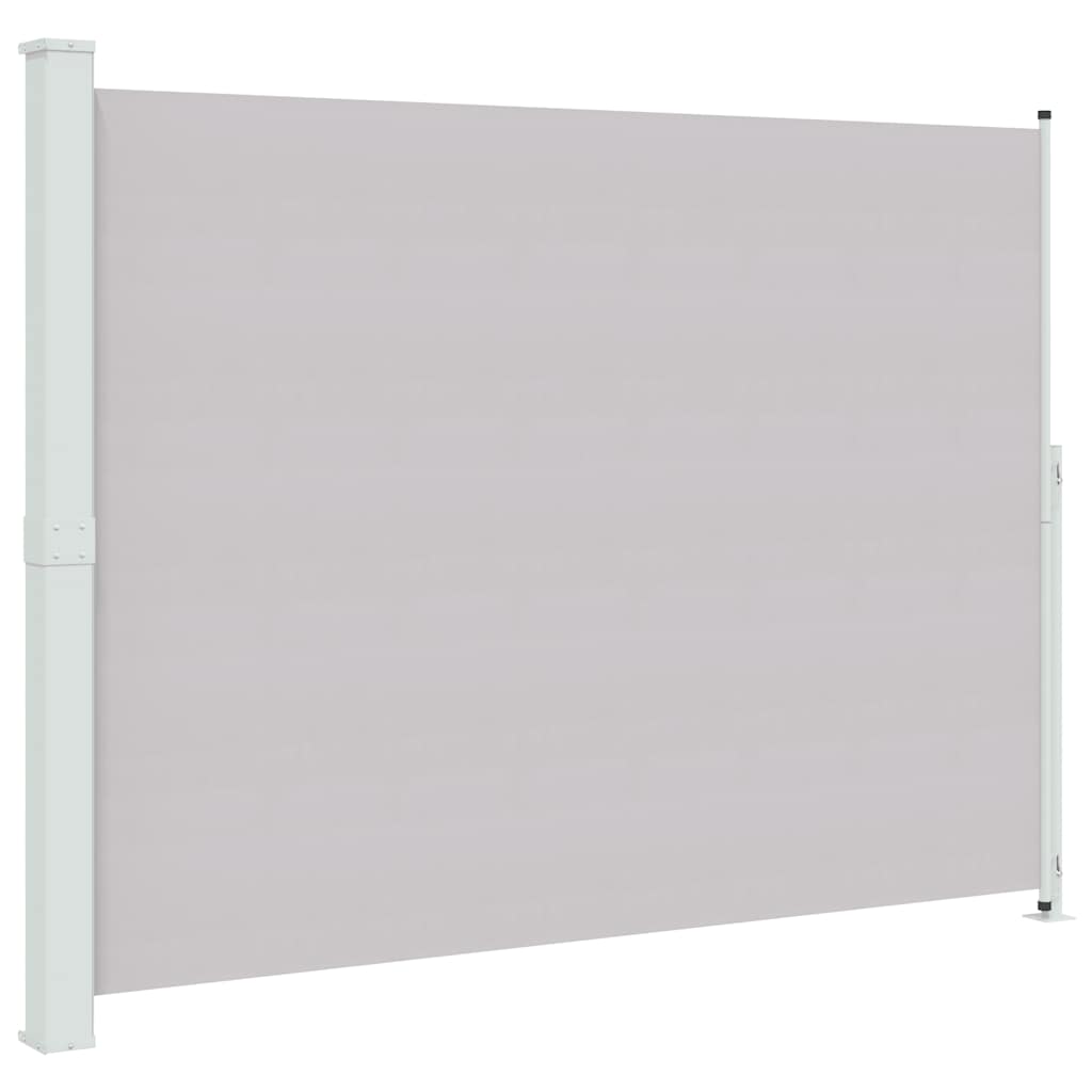 sammenrullelig sidemarkise til terrassen 220x314 cm grå
