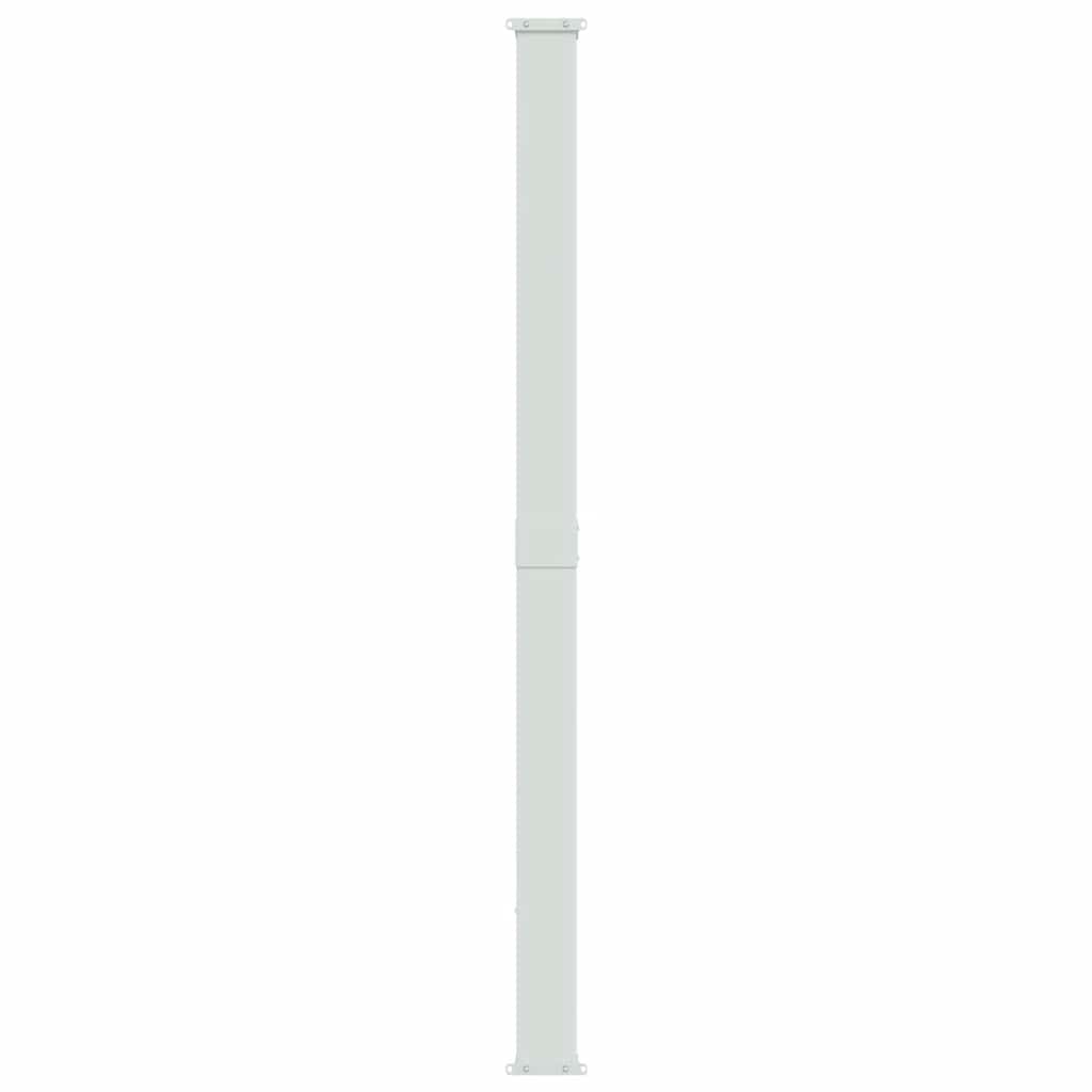 sammenrullelig sidemarkise til terrassen 220x514 cm cremefarvet