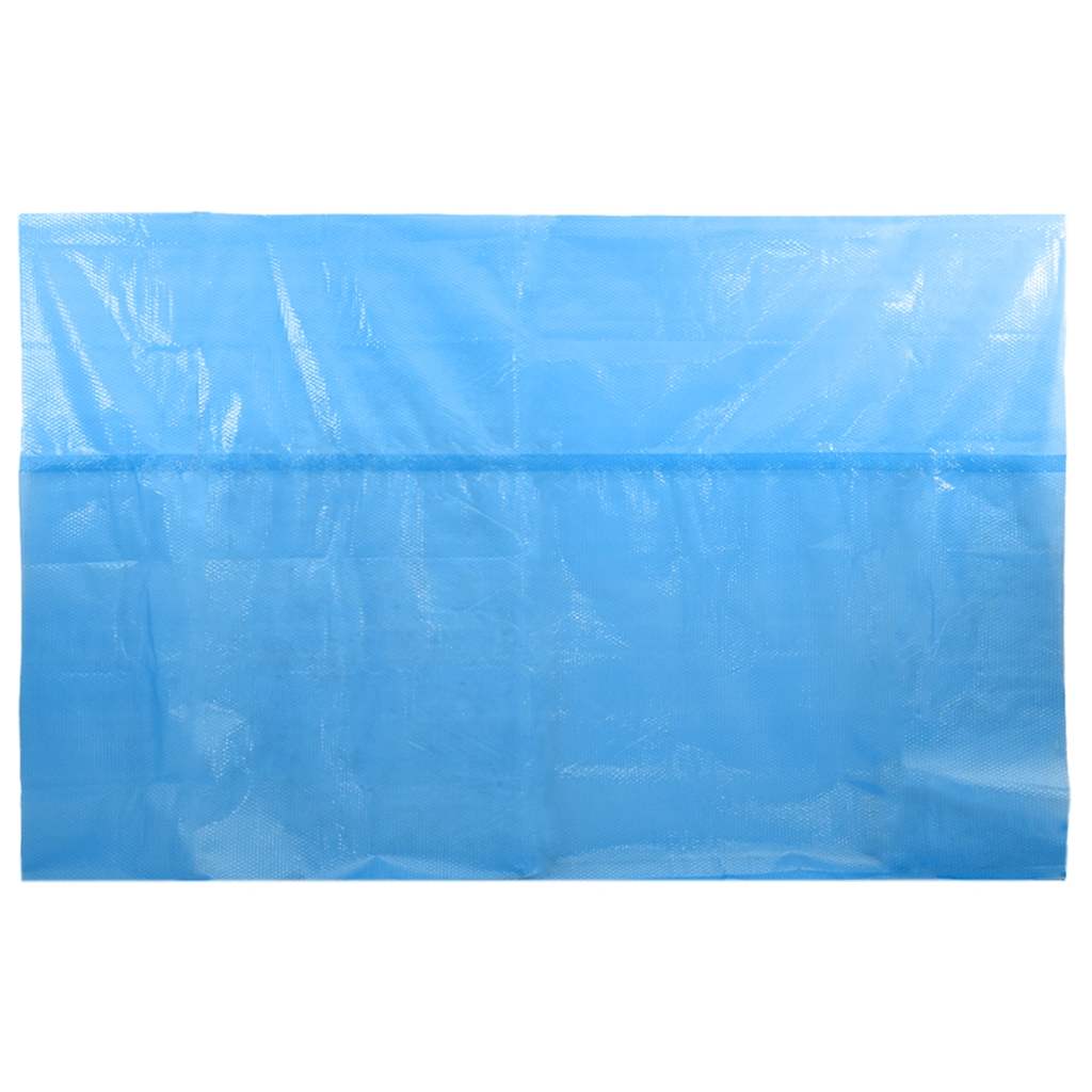 rektangulært poolovertræk 1000x600 cm PE blå