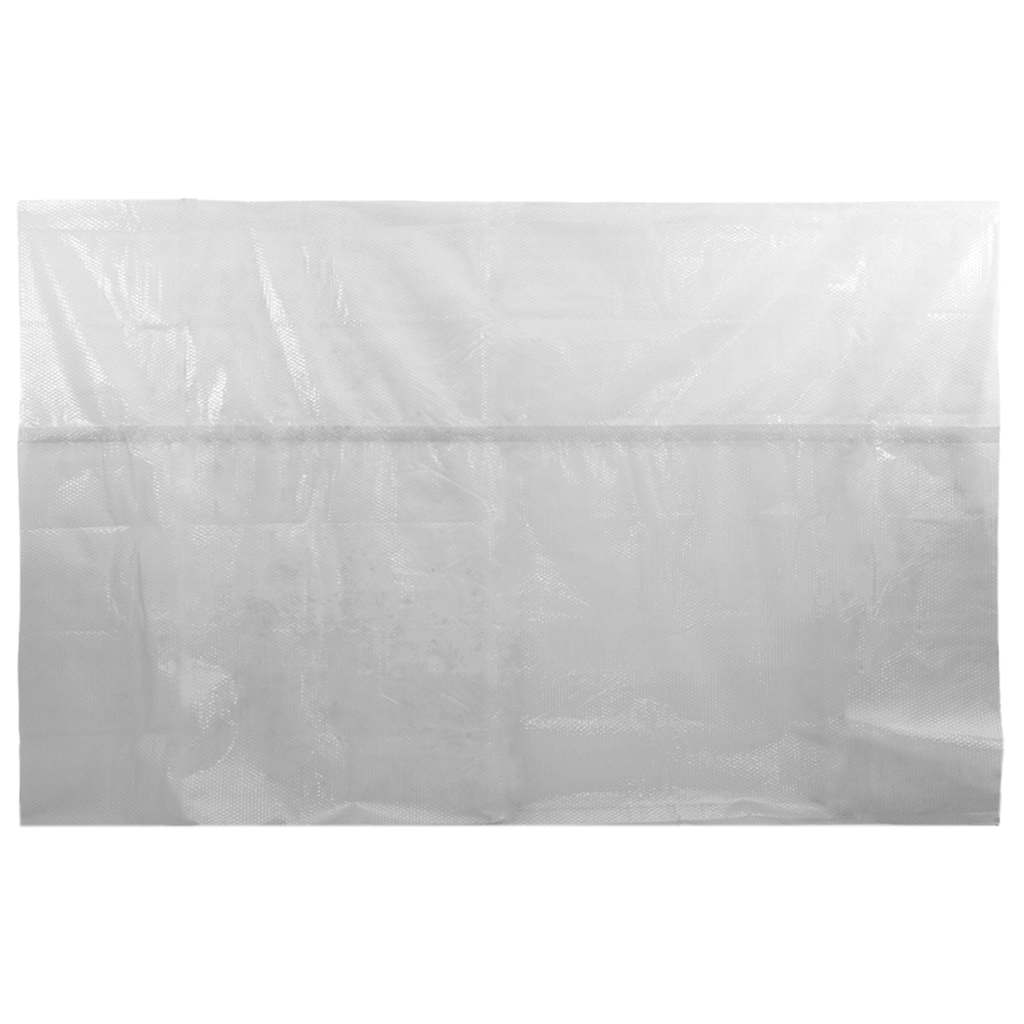 flydende solopvarmet poolovertræk 450x220 cm PE grå